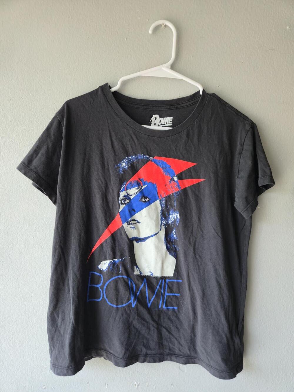 David Bowie 2018 Graphic T-Shirt Size Small Black Cotton
